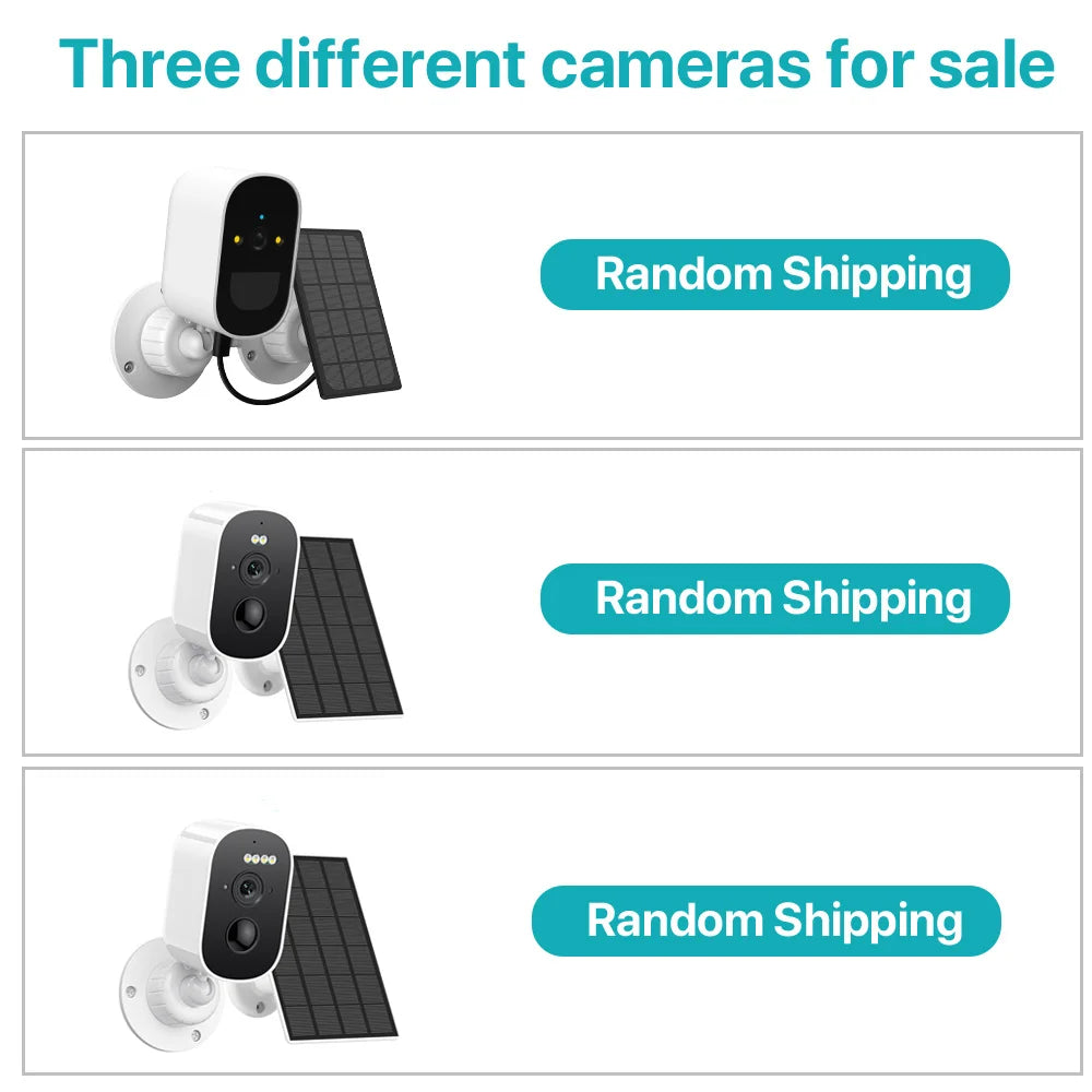 WiFi IP Camera Solar Panel Battery