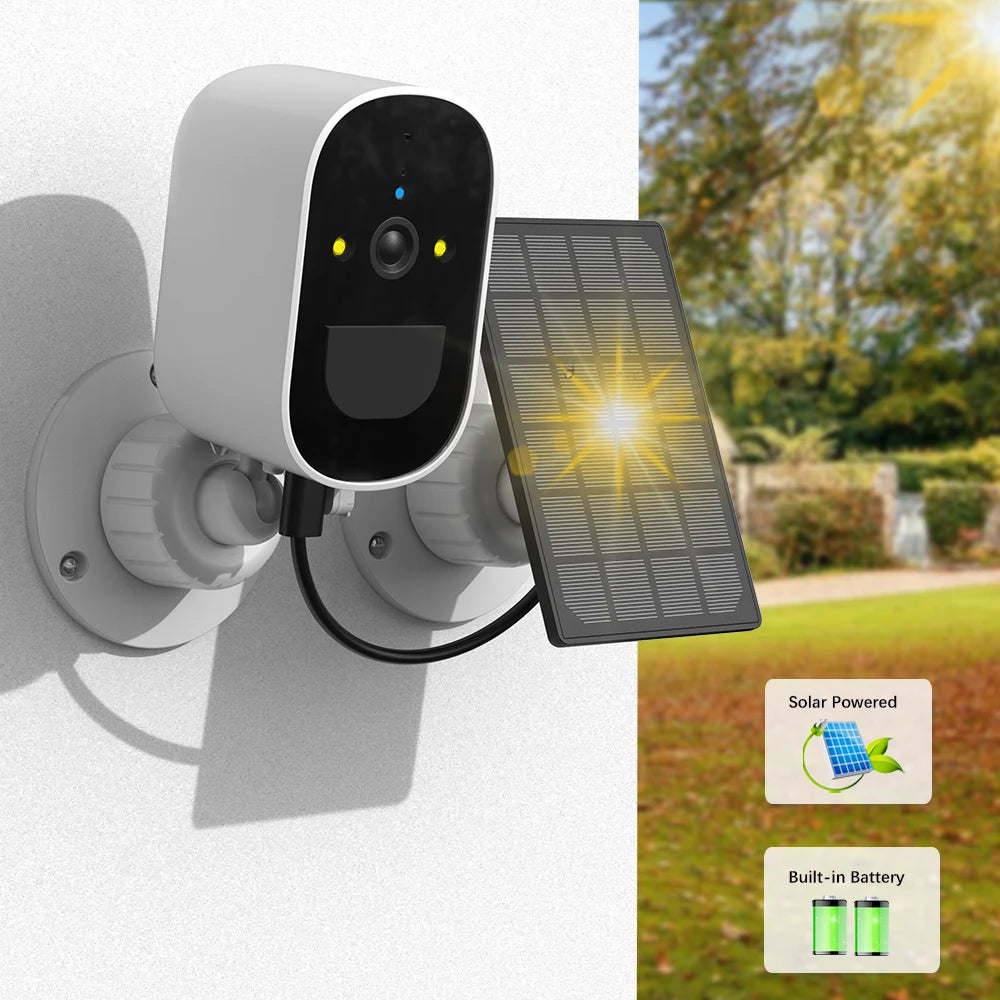 WiFi IP Camera Solar Panel Battery
