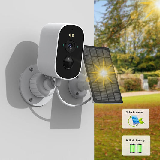 WiFi IP Camera Solar Panel Battery